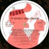 The Pasadenas - To Whom It May Concern (LP)